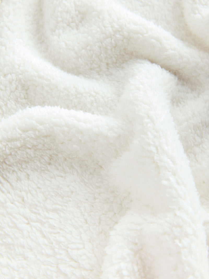 Baker by Ted Baker cream cable knit fleece baby blanket (British brand)