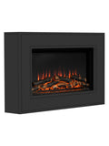 Be Modern Albali wall mounted electric fire anthracite finish, UK version