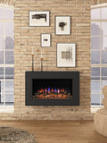 Be Modern Albali wall mounted electric fire anthracite finish, UK version