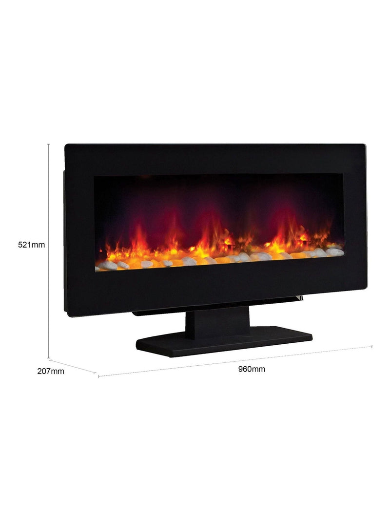 Be Modern Amari electric fire 96cm, imported from the UK