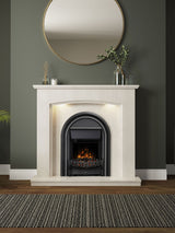 Next Be Modern Black Abbey Inset Electric Fire- Buy online at McGrocer