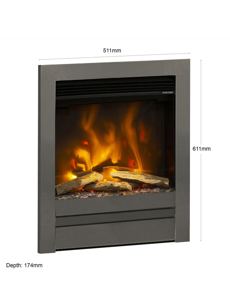 Be Modern Pryzm Edge 16 inch inset electric fire, UK version