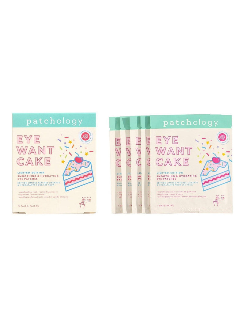 Patchology Eye Patches Limited Edition 5 pack, imported from the UK