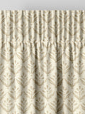 Sand Yellow made-to-measure curtains in cotton-linen blend, imported from the UK