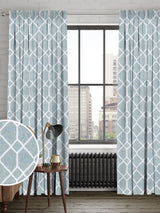 Next Next Seafoam Grey Earle Made to Measure Curtains- Buy online at McGrocer