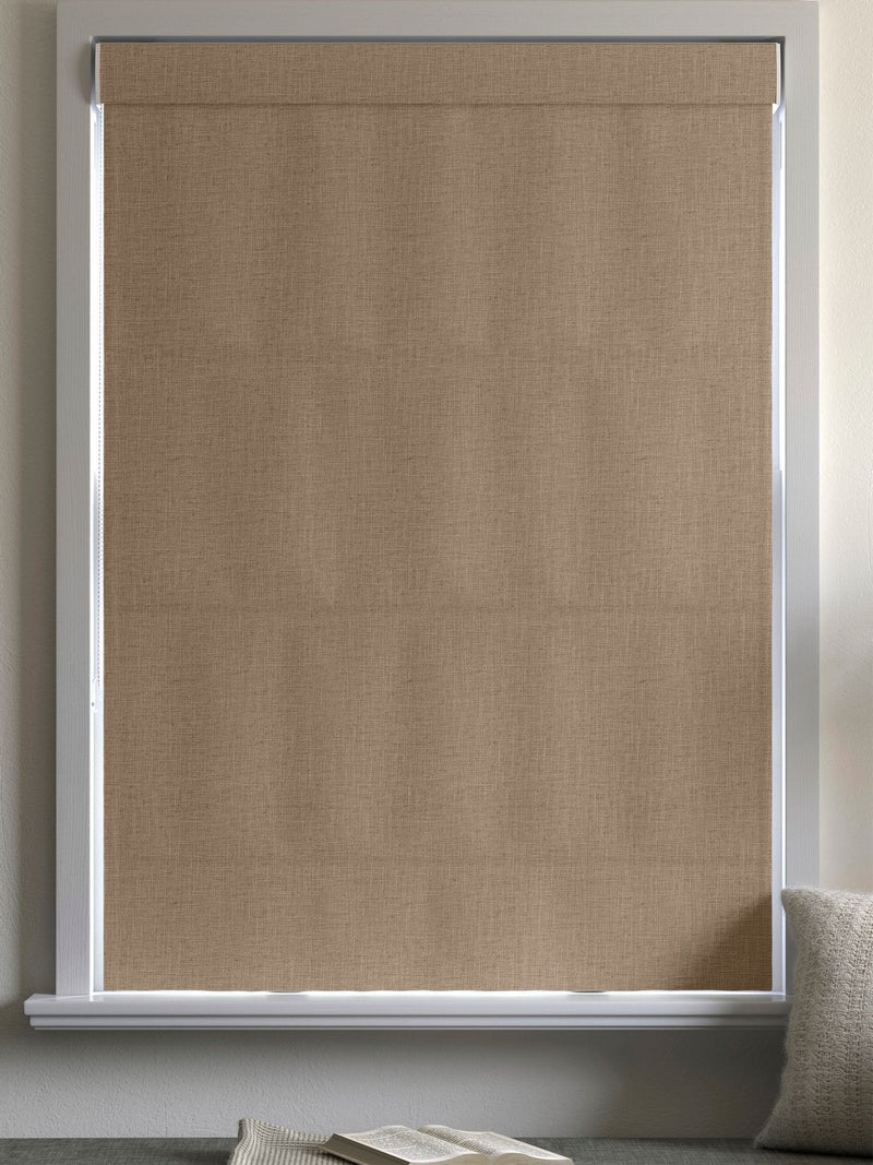 Otter Natural Nikki Roman blind, cotton linen (British brand)