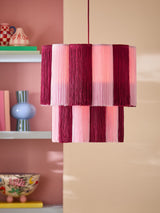 Next Eleanor Bowmer Red/Pink Scalloped Tassel Pendant Light- Buy online at McGrocer
