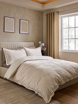 Natural Velvet Ginkgo Duvet Cover and Pillowcase Set