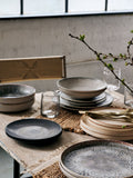 French Connection Grey Wescott Reactive Dinner Plates Set of 4 - British product
