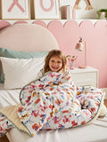 Night Lark dog print throw duvet single, UK version