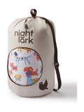 Night Lark dog print throw duvet single, UK version