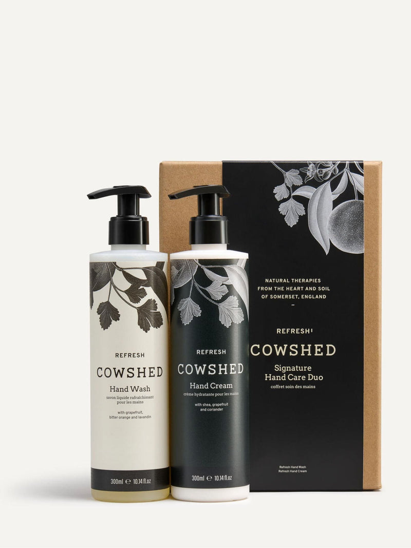 Cowshed Refresh Hand Wash and Lotion Duo 300ml - British product