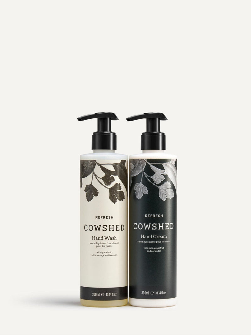 Cowshed Refresh Hand Wash and Lotion Duo 300ml - British product