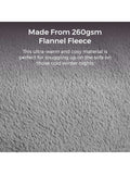 Carmen grey heated wearable blanket - British product