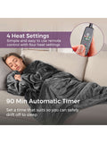 Carmen grey heated wearable blanket - British product