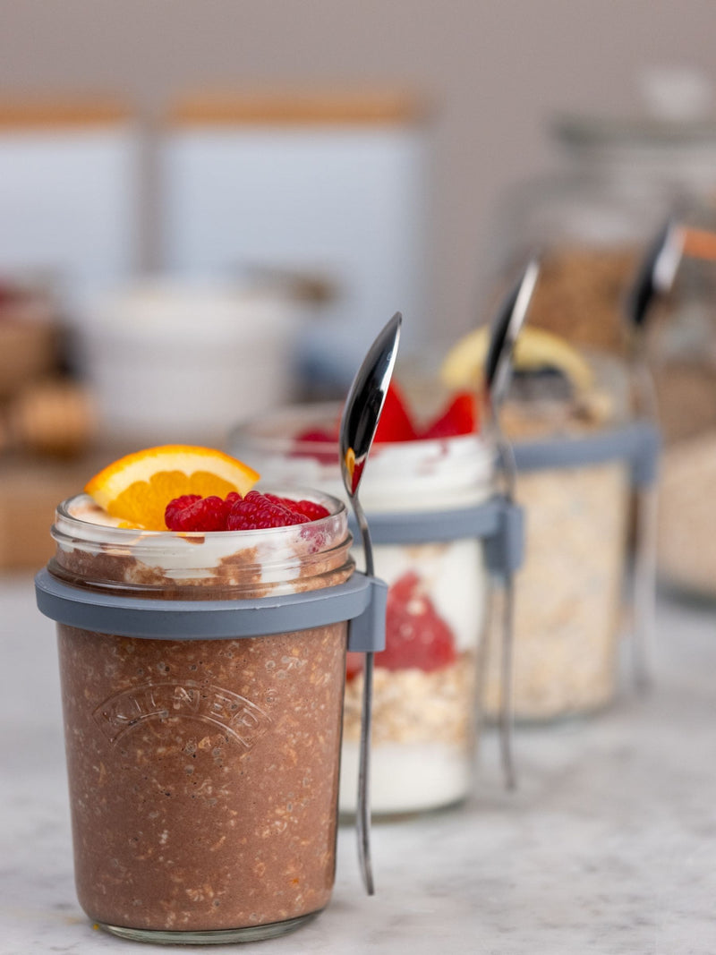 Kilner clear breakfast jars set of 3 0.35 Litre, UK version