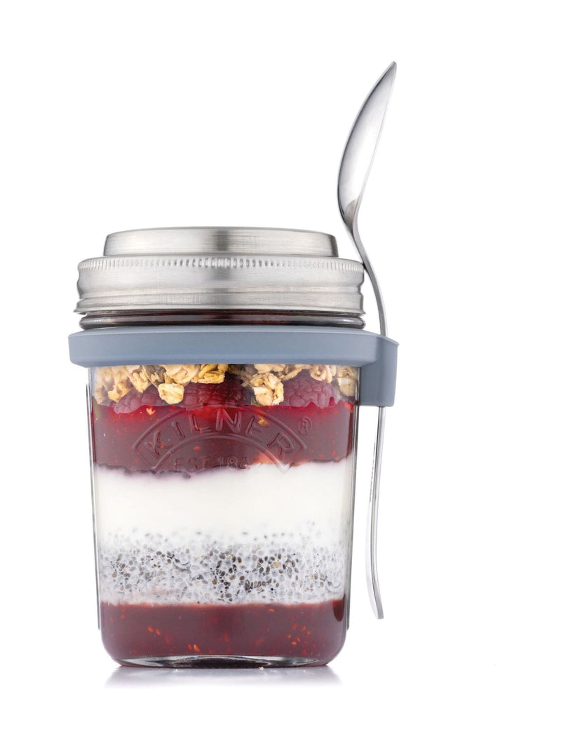 Kilner clear breakfast jars set of 3 0.35 Litre, UK version