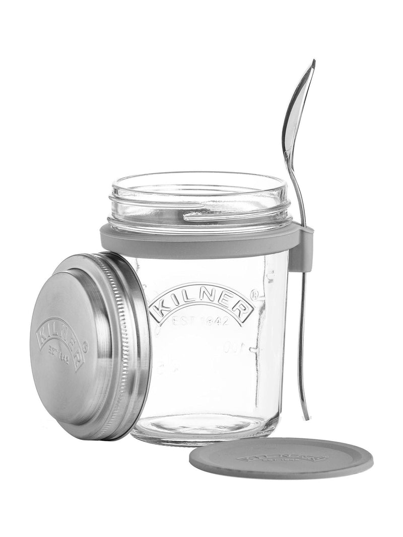 Kilner clear breakfast jars set of 3 0.35 Litre, UK version