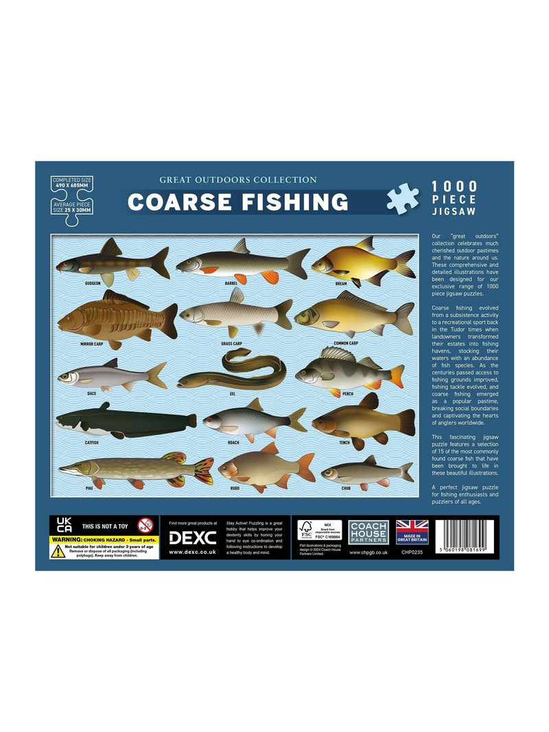 Coach House Partners coarse fish jigsaw puzzle 1000 pieces - British product