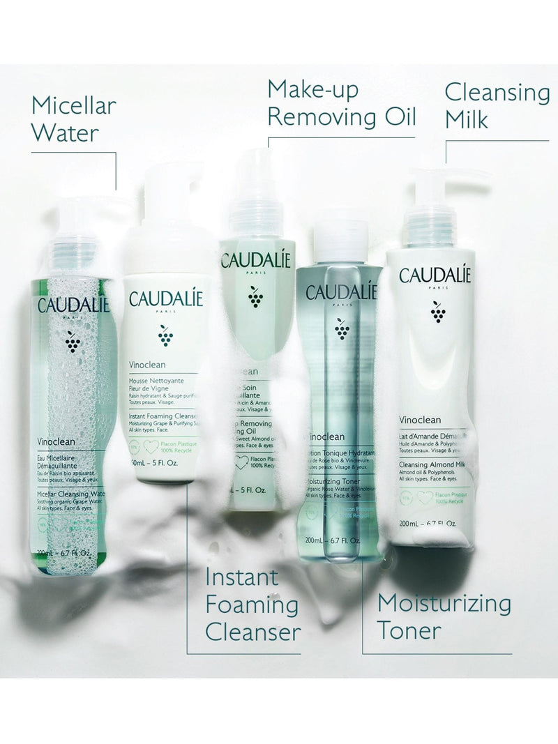 Caudalie Vinoclean Micellar Cleansing Water 200ml - British product