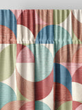 Graham & Brown Red Carnival Stitch Craze curtains (British brand)