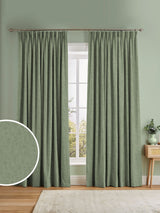 Next Graham & Brown Sage Green Made to Measure Curtains- Buy online at McGrocer
