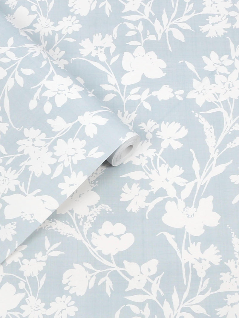 Laura Ashley Blue Rye wallpaper 10M, UK version