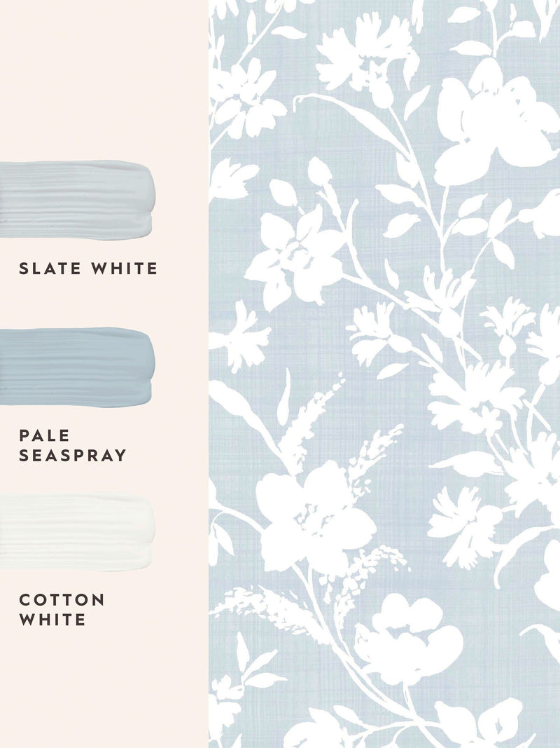 Laura Ashley Blue Rye wallpaper 10M, UK version