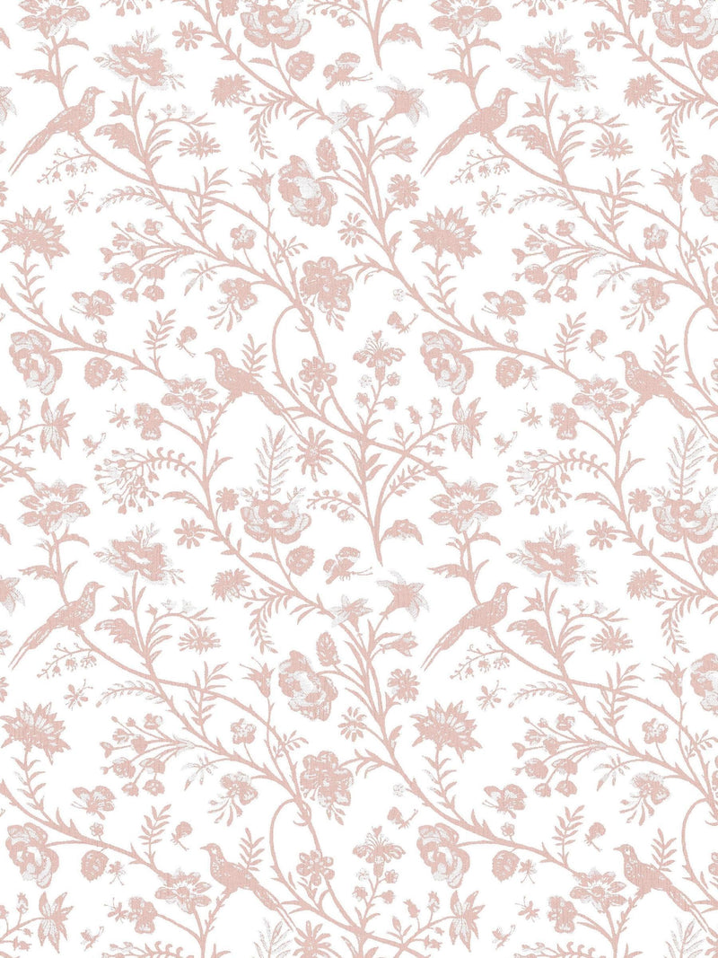 Laura Ashley Pink Shepherd's Purse wallpaper 10m, imported from the UK
