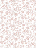 Laura Ashley Pink Shepherd's Purse wallpaper 10m, imported from the UK