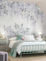 Next Laura Ashley Purple Mirabelle Pale Amethyst 3M Mural- Buy online at McGrocer