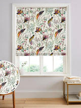 Next Graham & Brown Clavering Birds Blue Made to Measure Roman Blind- Buy online at McGrocer