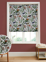 Next Graham & Brown White Glasshouse 100% Cotton Roman Blind- Buy online at McGrocer