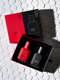 Code Red and Code Black 10ml travel aftershave duo (British brand)
