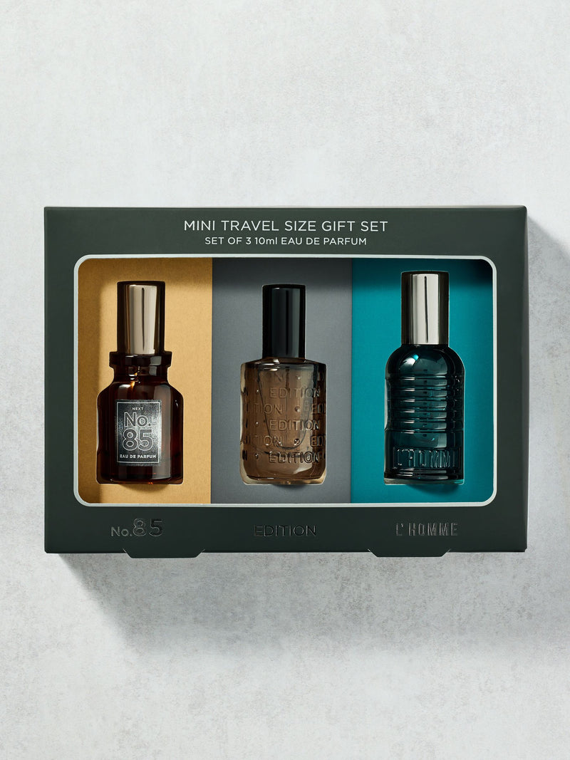 Set of 3 No. 85, Edition & L'Homme 10ml Eau de Parfum Gift