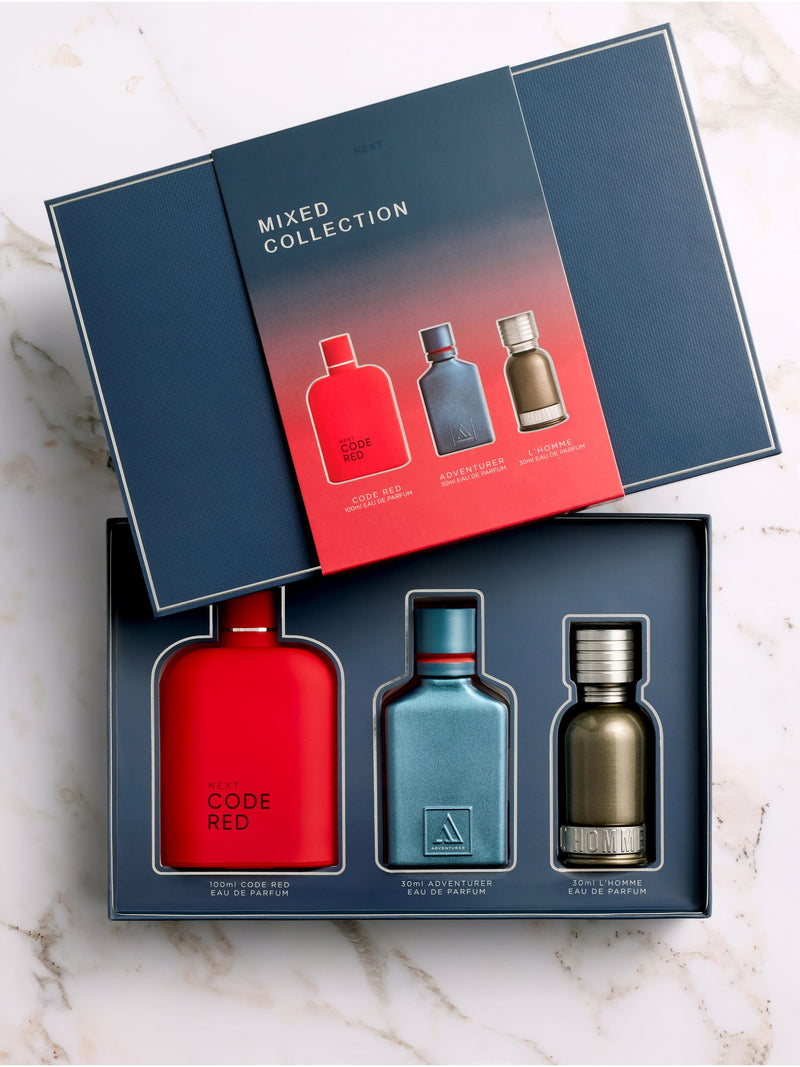 Adventurer Code Red L'Homme men's fragrance gift set 100ml 30ml British product