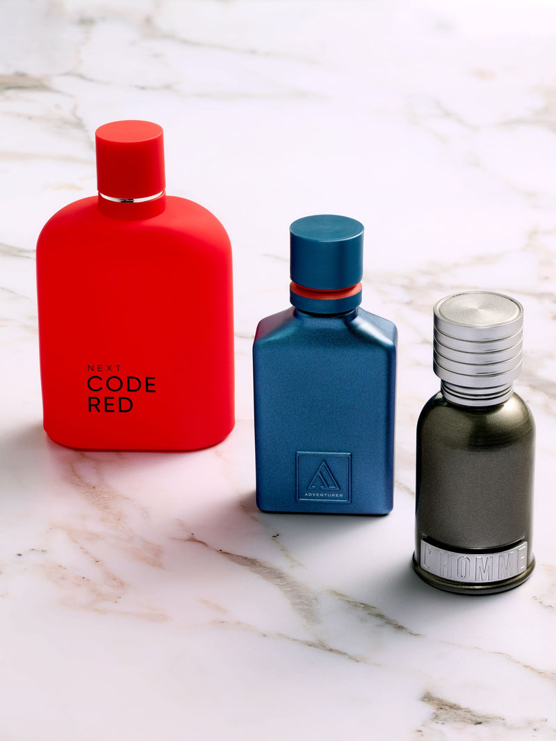 Adventurer Code Red L'Homme men's fragrance gift set 100ml 30ml British product