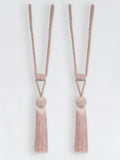 Laura Ashley pink Theodora curtain tiebacks, imported from the UK
