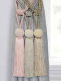 Laura Ashley pink Theodora curtain tiebacks, imported from the UK