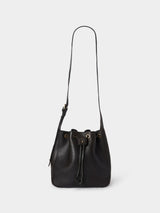 Next Osprey London Black The Monterrey Leather Bucket Bag- Buy online at McGrocer