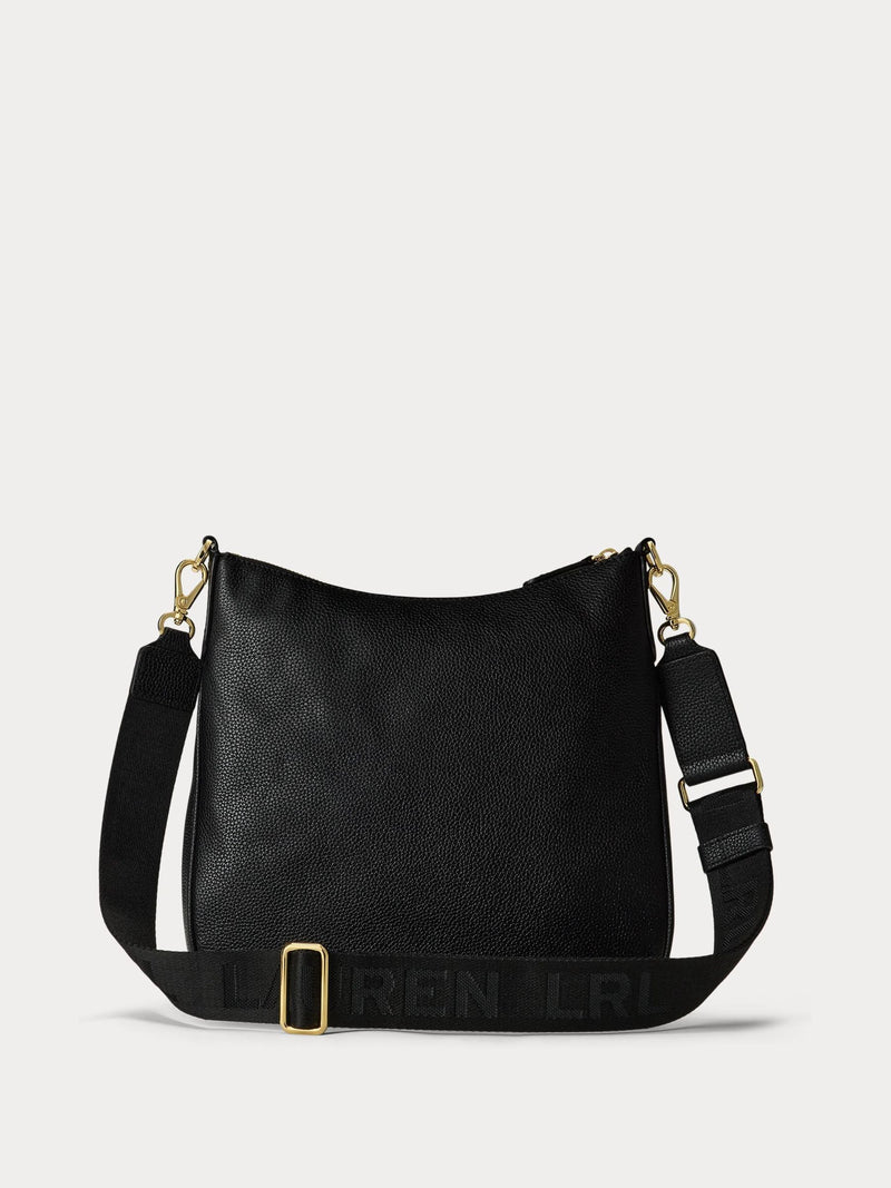Lauren Ralph Lauren large pebbled leather cross-body bag, UK version