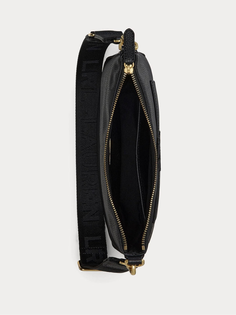 Lauren Ralph Lauren large pebbled leather cross-body bag, UK version