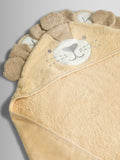JoJo Maman Bébé lion hooded towel 75x75cm, imported from the UK