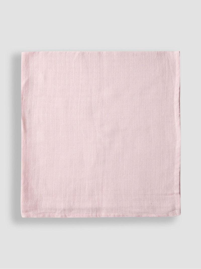 JoJo Maman Bébé vintage floral embroidered muslin cloths 5-pack - British product