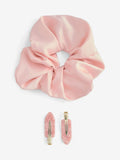 XL no crease hair clips and satin scrunchie set (British brand)