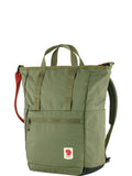 Fjallraven green tote pack with dimensions 40x31x14cm (British brand)