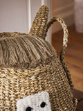 Hamish Highland Cow natural storage basket (British brand)