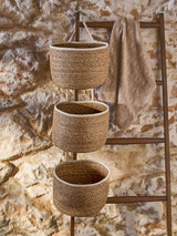 Next Neutral Seagrass Set of 3 Storage Baskets- Buy online at McGrocer