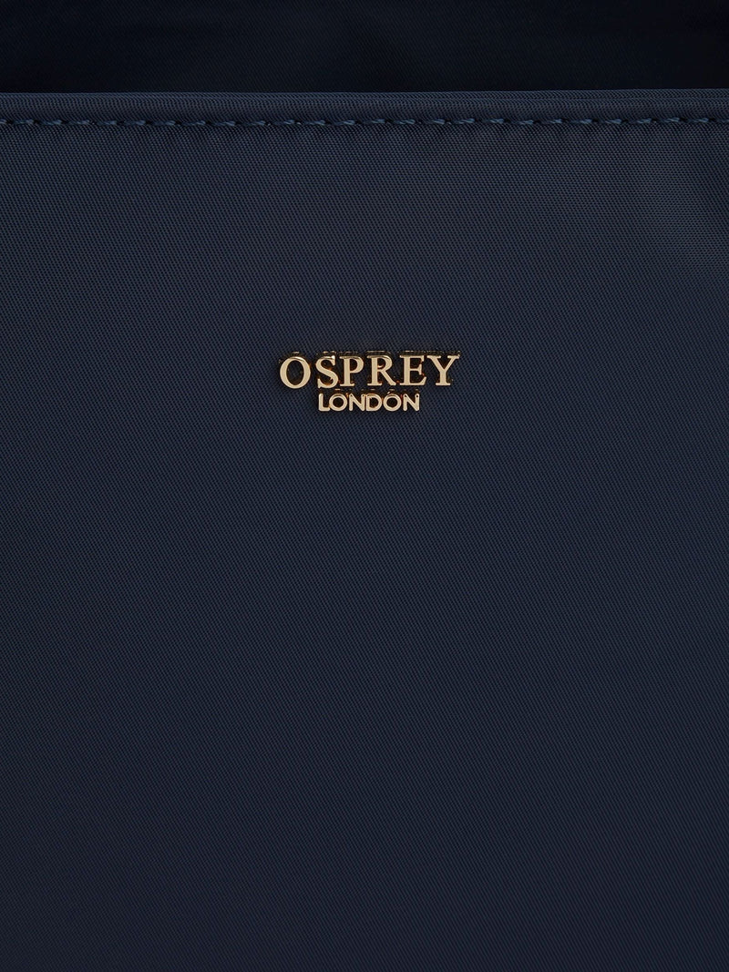 Osprey London Voyage nylon tote bag blue brown (British brand)