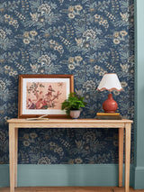 Next Laura Ashley Dusky Seaspray Marlbrook Wallpaper Sample A4- Buy online at McGrocer